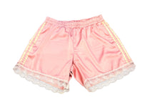 Load image into Gallery viewer, MT Satin Lace Shorts
