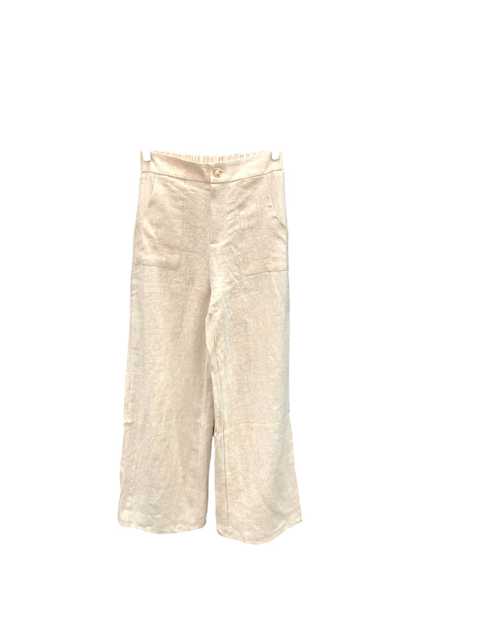 Little Lies Wide Leg Linen Pants