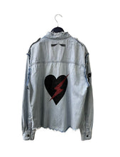 Load image into Gallery viewer, COA Love Struck Denim Shirt
