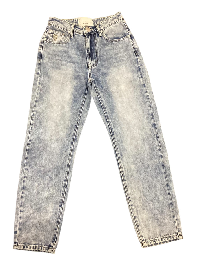Oneteaspoon slim High Waist Crop Jeans