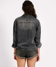 Load image into Gallery viewer, OT Nixie Eyelet Denim Shirt
