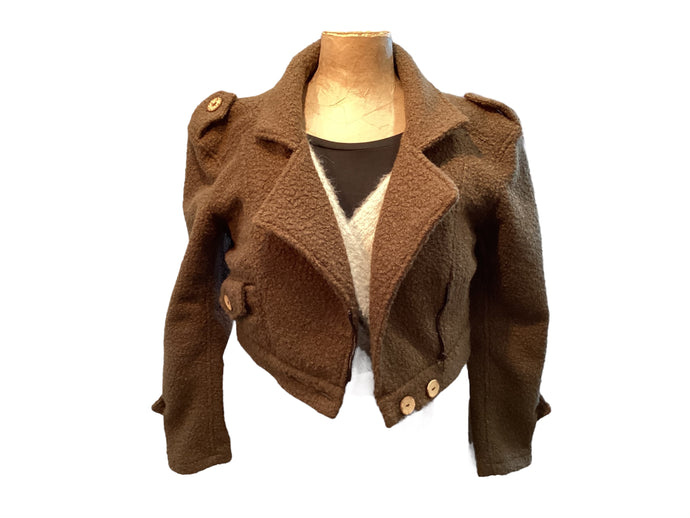 Teddy Crop Jacket