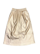 Load image into Gallery viewer, MT Pleather Midi Skirt
