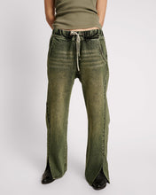 Load image into Gallery viewer, OT BLACK KHAKI ROADHOUSE WIDE LEG DRAWSTRING JEANS
