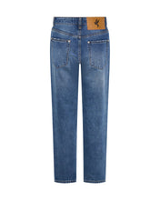 Load image into Gallery viewer, OT BLUE LOVE HIGH WAIST SLIMS CROPPED JEANS
