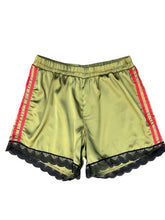 Load image into Gallery viewer, MT Satin Lace Shorts
