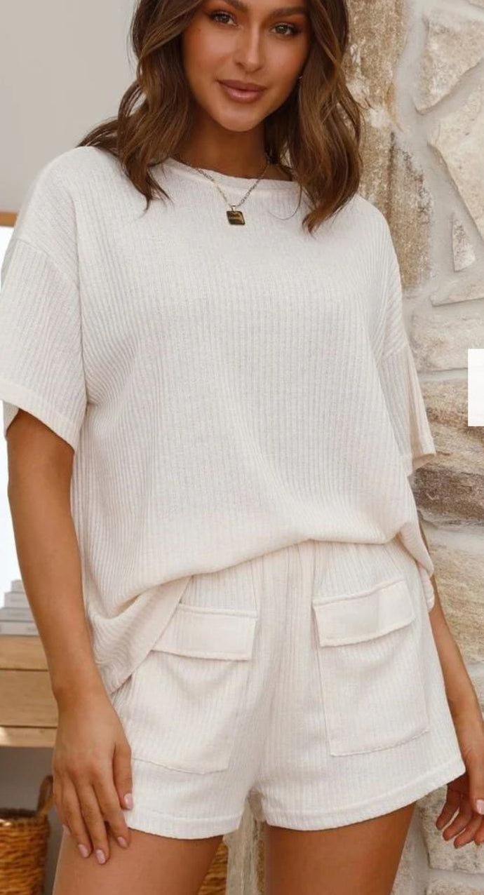 By Frankie Knit Short Set