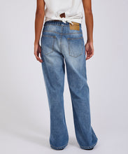 Load image into Gallery viewer, OT ROYAL BLUE ROADHOUSE WIDE LEG DRAWSTRING JEANS
