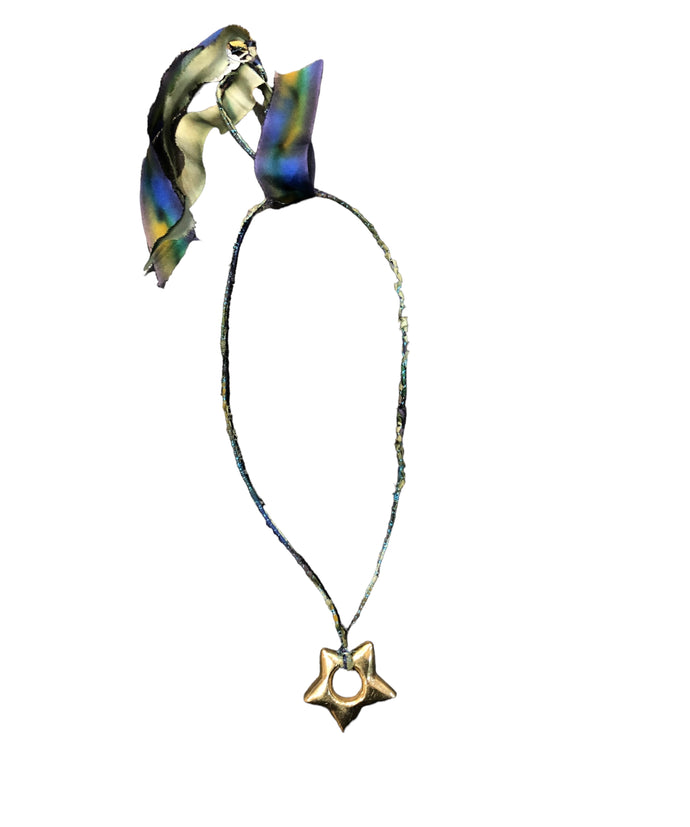 Beryl Dingeman Japanese Silk Star Necklace