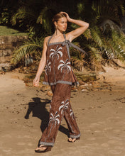Load image into Gallery viewer, White Closet Tropical Mosaic Pants
