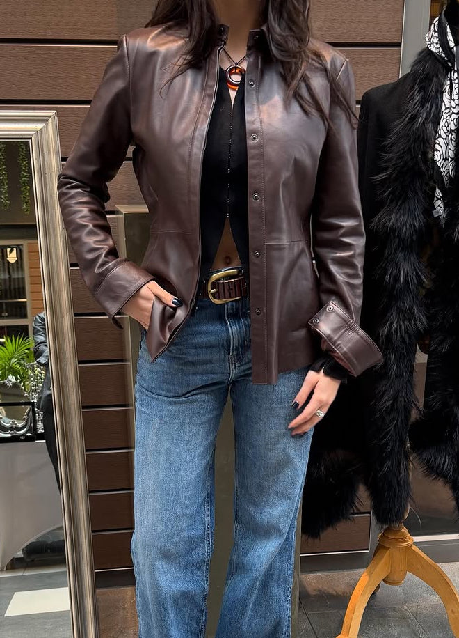 La Gi Leather Shirt