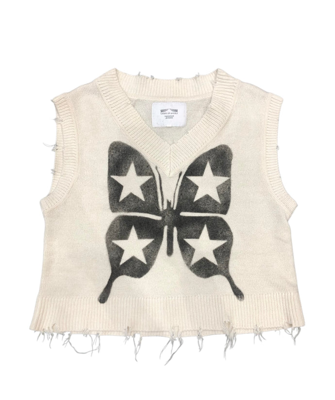 COA Butterfly Knit Vest