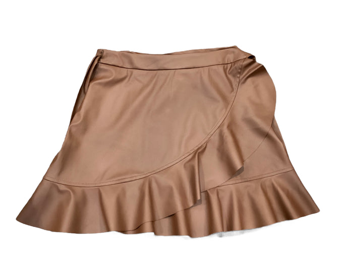 MT Pleather Wrap Skirt