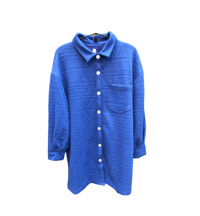 MT Blue Damask Shirt