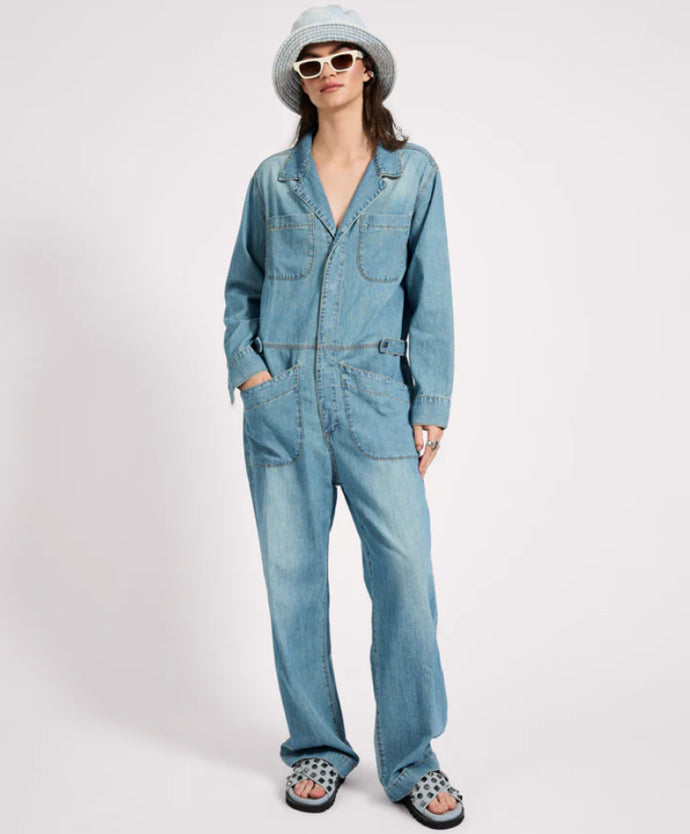 OT Safari Denim Jumpsuit