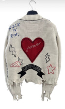 Load image into Gallery viewer, COA Love Rock n Roll Cardi
