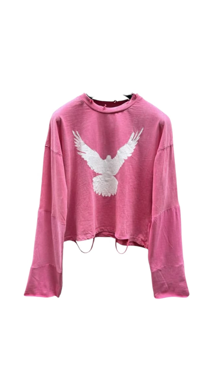 Coa Pink Dove L/S Tee