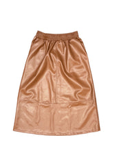 Load image into Gallery viewer, MT Pleather Midi Skirt
