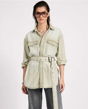 Load image into Gallery viewer, OT Belted Denim Shirt
