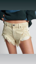 Load image into Gallery viewer, Vegas Gold Rollers Denim Short
