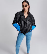 Load image into Gallery viewer, OTS Leather Bomber Jacket
