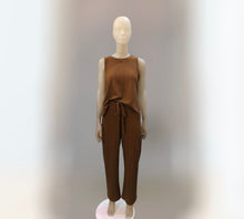 Load image into Gallery viewer, MT Draw String Wide Leg Lounge Pants
